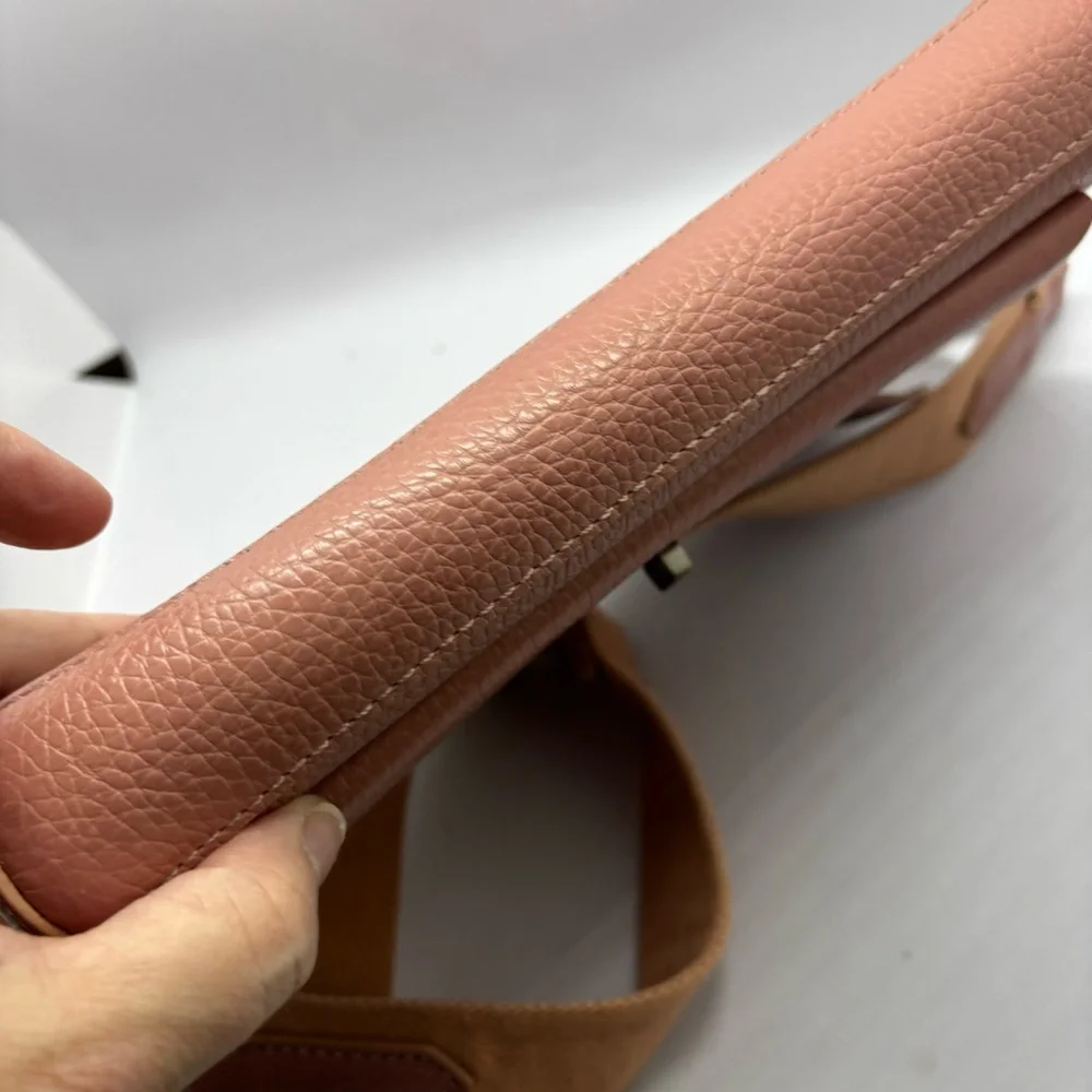 Botkier “Valentina” rose blush pink crossbody bag/guitar strap